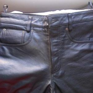 Women leather pants